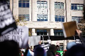 Women's Rights Protest In Washington After Election