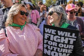 Women's Rights Protest In Washington After Election