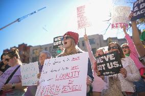 Women's Rights Protest In Washington After Election