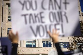 Women's Rights Protest In Washington After Election