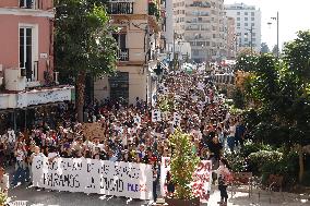 Demonstration for decent housing in Malaga