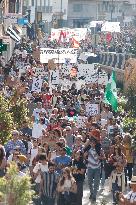 Demonstration for decent housing in Malaga