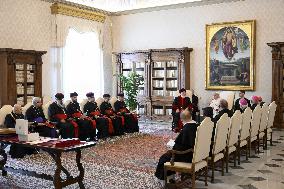 Pope Francis and Assyrian Patriarch Mar Awa III Meet - Vatican