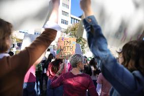 Women's Rights Protest In Washington After Election