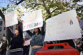 Women's Rights Protest In Washington After Election