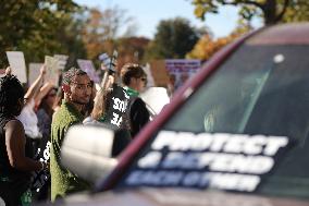 Women's Rights Protest In Washington After Election