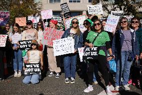 Women's Rights Protest In Washington After Election