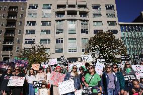 Women's Rights Protest In Washington After Election