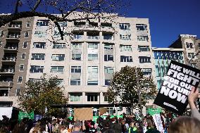 Women's Rights Protest In Washington After Election