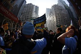 PROTEST MIGRANT NEW YORK