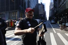 PROTEST MIGRANT NEW YORK