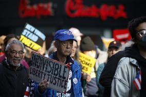 PROTEST MIGRANT NEW YORK