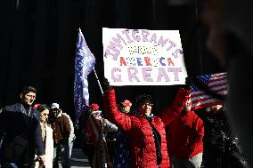 PROTEST MIGRANT NEW YORK