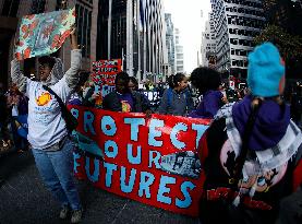 PROTEST MIGRANT NEW YORK