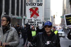 PROTEST MIGRANT NEW YORK