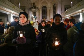 The Commemoration Of The Kristallnacht In Berlin