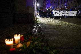 The Commemoration Of The Kristallnacht In Berlin