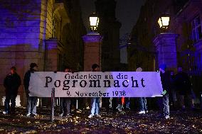 The Commemoration Of The Kristallnacht In Berlin