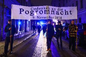 The Commemoration Of The Kristallnacht In Berlin