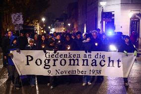 The Commemoration Of The Kristallnacht In Berlin