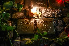 The Commemoration Of The Kristallnacht In Berlin