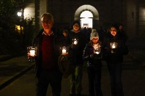 The Commemoration Of The Kristallnacht In Berlin