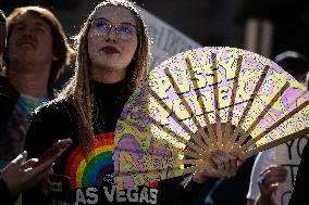 Women’s March post-election demonstration for reproductive rights