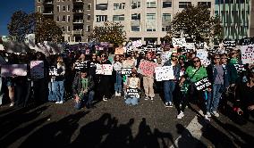 Women’s March post-election demonstration for reproductive rights