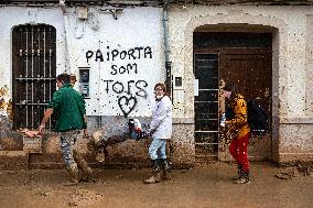 Flooding Following Storm DANA In The Valencia Town Of Paiporta