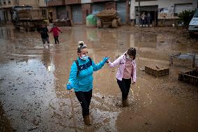 Flooding Following Storm DANA In The Valencia Town Of Paiporta