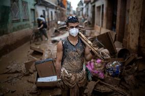 Flooding Following Storm DANA In The Valencia Town Of Paiporta