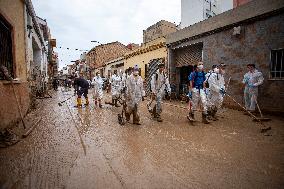 Flooding Following Storm DANA In The Valencia Town Of Paiporta