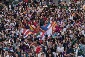 Erasmus Students Parade In Rome, Italy