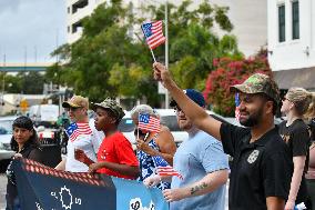 The Opening Ceremony Of The Orlando Veterans Day Parade