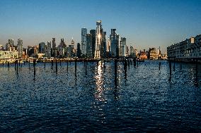 New Jersey Brush Fire Smoke Over NYC