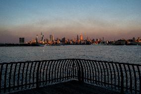 New Jersey Brush Fire Smoke Over NYC