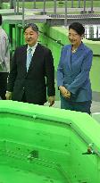 Emperor and empress visit Oita Prefecture