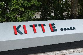 Signage and logo for KITTE Osaka (JP Tower)