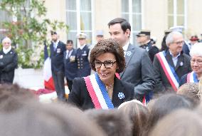 Rachida Dati Presides Remembrance Day Commemoration - Paris