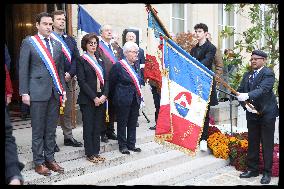 Rachida Dati Presides Remembrance Day Commemoration - Paris