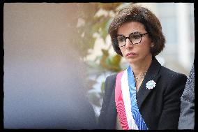 Rachida Dati Presides Remembrance Day Commemoration - Paris