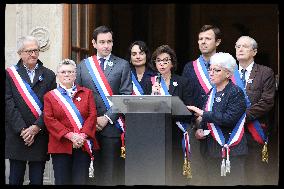 Rachida Dati Presides Remembrance Day Commemoration - Paris