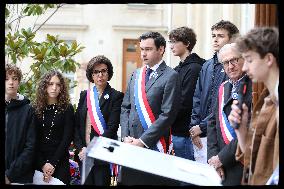 Rachida Dati Presides Remembrance Day Commemoration - Paris