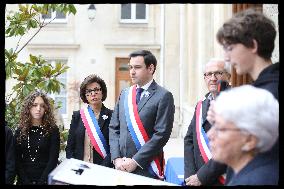 Rachida Dati Presides Remembrance Day Commemoration - Paris