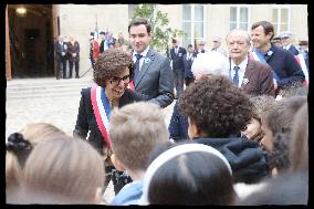 Rachida Dati Presides Remembrance Day Commemoration - Paris