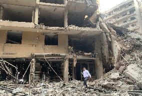 Israeli Airstrikes In The Southern Suburb Of Beirut