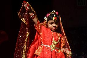 Kumari Puja On The Occasion Of Jagadhatri Puja In India