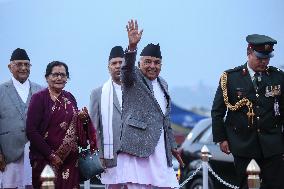 Nepal President Ram Chandra Paudel Departs For COP-29 Summit