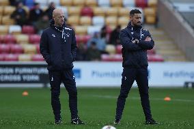 York City v Hartlepool United - Vanarama National League