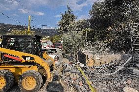 Aftermath Of Israeli Airstrike In Beirut, Lebanon